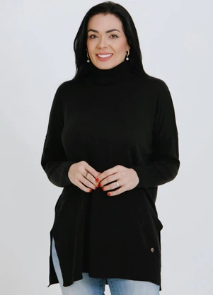 Doce Tom - Blusa Tricot Rosana Preto - DOCE TOM