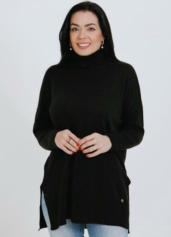 Doce Tom - Blusa Tricot Rosana Preto