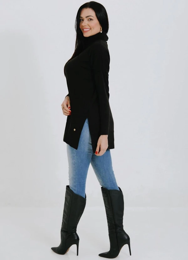 Doce Tom - Blusa Tricot Rosana Preto 7