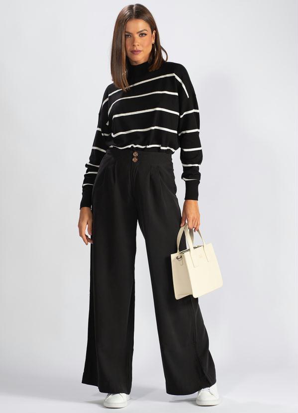 Hering - Blusão de Tricot Feminino Preto 3