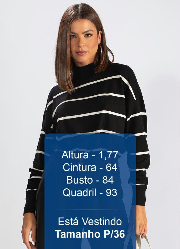 Hering - Blusão de Tricot Feminino Preto 5