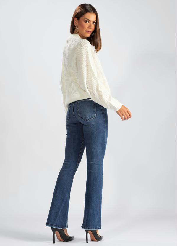 Hering - Blusão de Tricot Manga Longa Branco 4