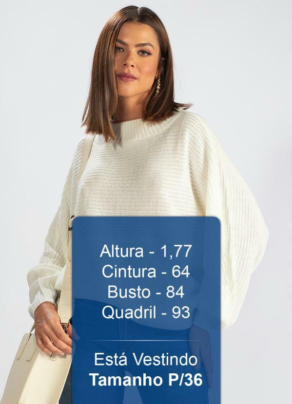 Hering - Blusão de Tricot Manga Longa Branco 5