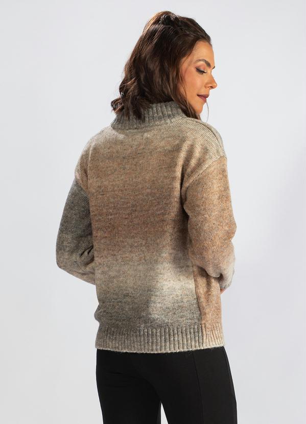 Hering - Blusão Feminino de Tricot Marrom 2