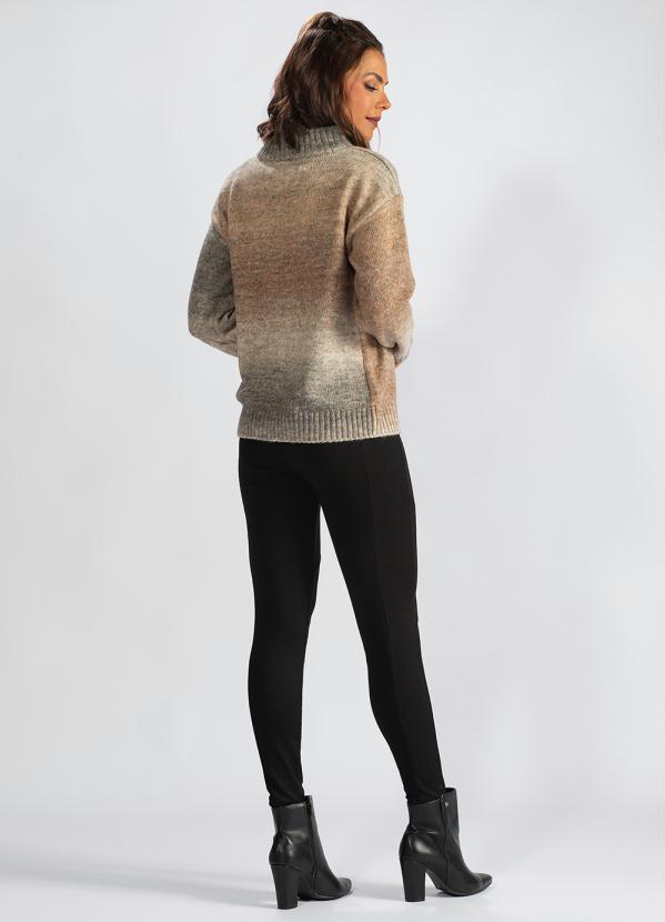 Hering - Blusão Feminino de Tricot Marrom 4