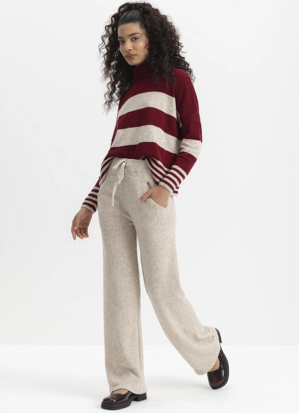 Essendi - Blusão Feminino em Tricot Bordô 5