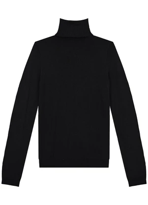 Enfim - Blusão Suéter em Tricô Preto - ENFIM