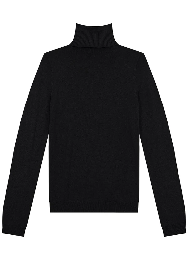 Enfim - Blusão Suéter em Tricô Preto