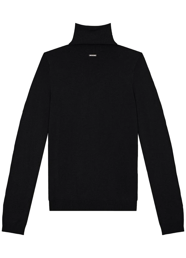 Enfim - Blusão Suéter em Tricô Preto 2