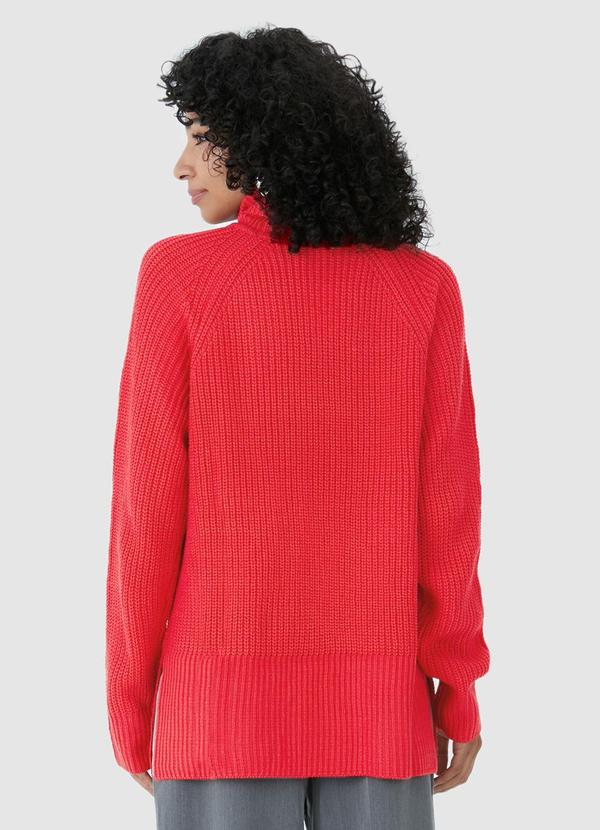 Malwee - Blusão Suéter em Tricô Vermelho 2