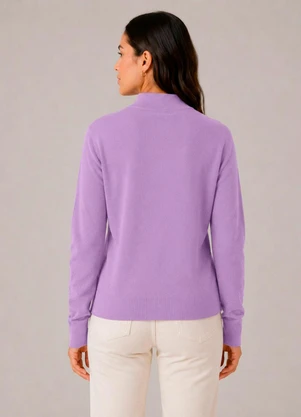 Rovitex - Blusão Tricot Feminino Roxo - ROVITEX