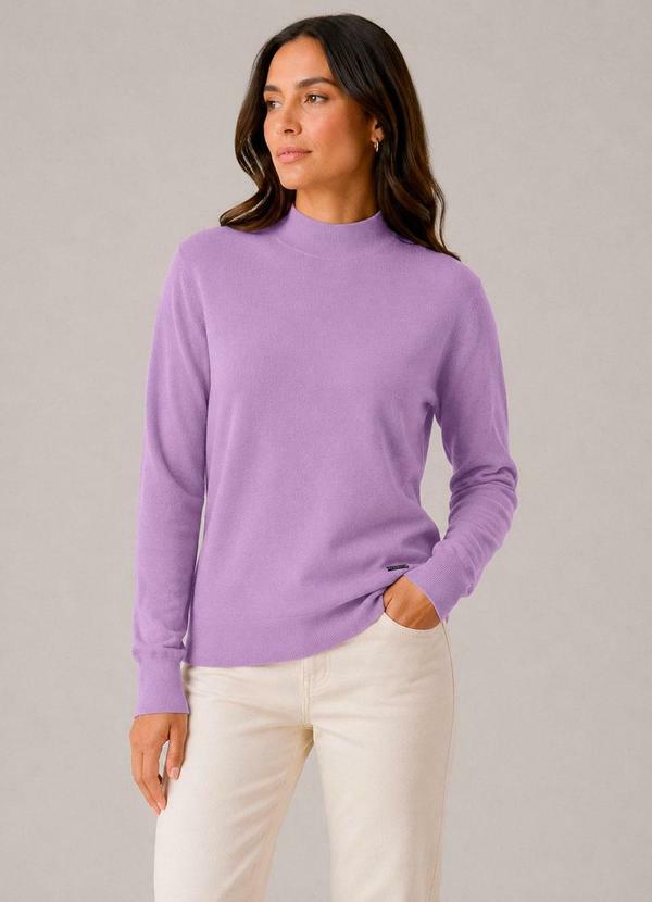 Rovitex - Blusão Tricot Feminino Roxo