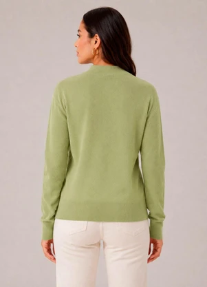 Rovitex - Blusão Tricot Feminino Verde - ROVITEX