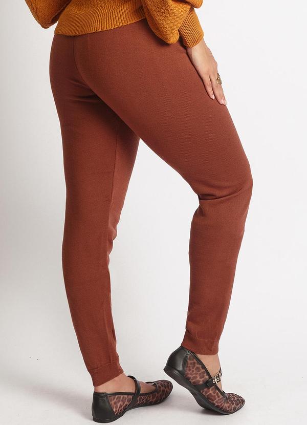 Doce Tom - Calça Tricot Heloisy Terracota 2