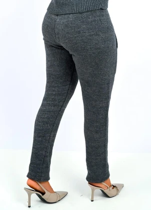 Doce Tom - Calça Tricot Raissa Cinza - DOCE TOM