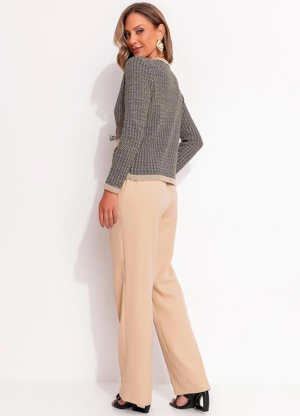 Quintess - Cardigan Metalizado em Tricô 5