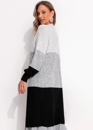 Quintess - Cardigan Preto em Tricô - QUINTESS
