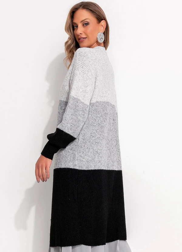 Quintess - Cardigan Preto em Tricô 2