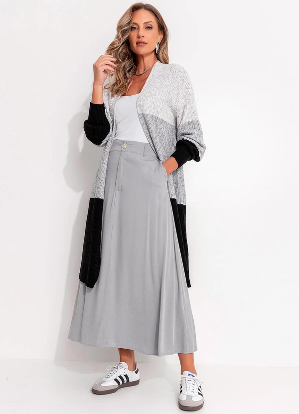 Quintess - Cardigan Preto em Tricô 3