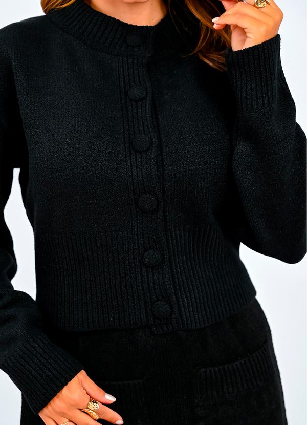 Doce Tom - Cardigan Tricot Zara Preto