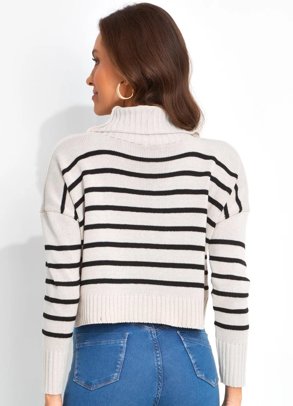 Rosalie - Casaco Cinza em Tricô 2