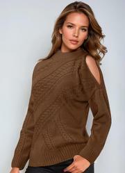 Casaco de Tric Marrom