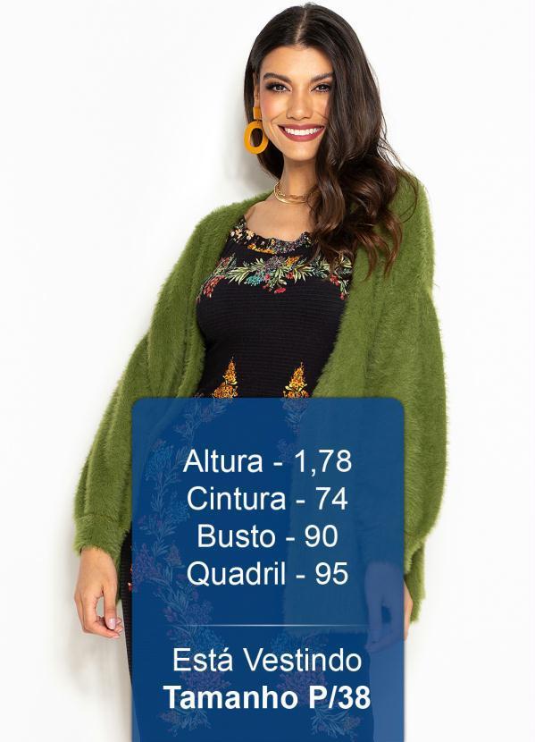 Farm - Casaco de Tricot Pelinho Verde 6