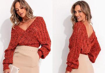 Casaco Ferrugem em Tric�