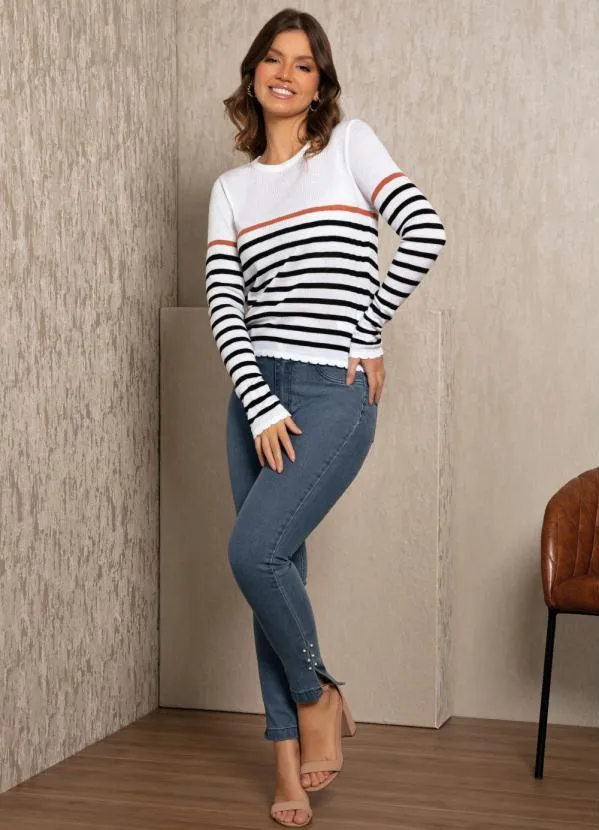 Quintess - Casaco Listrado de Tricot 3