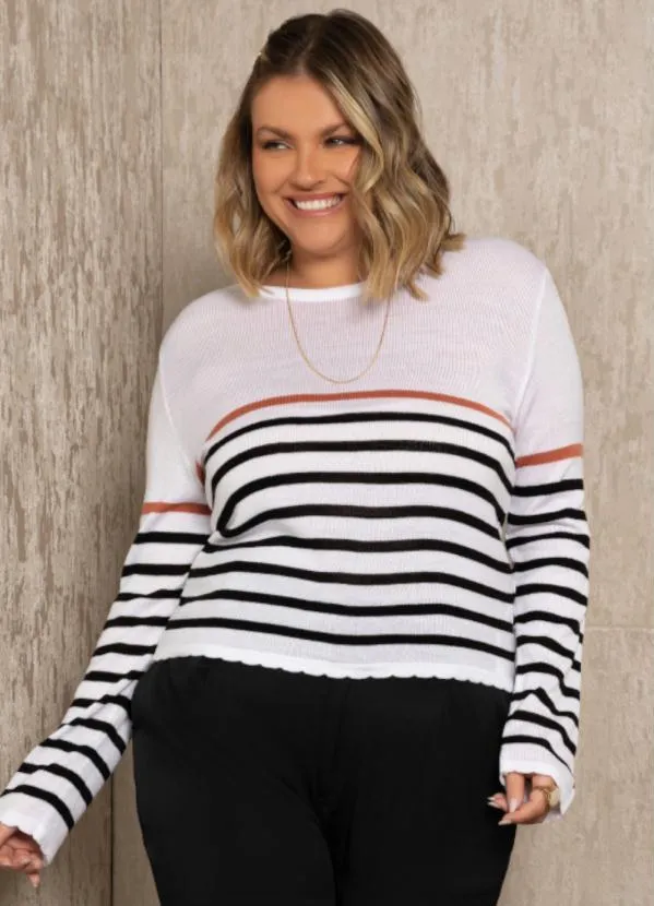 Quintess - Casaco Listrado de Tricot 5