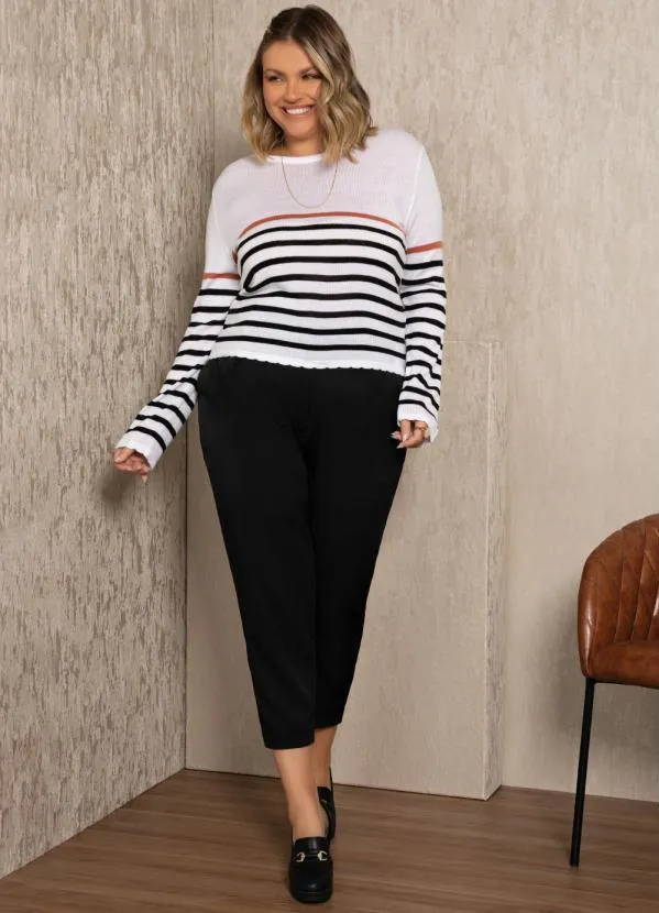 Quintess - Casaco Listrado de Tricot 7