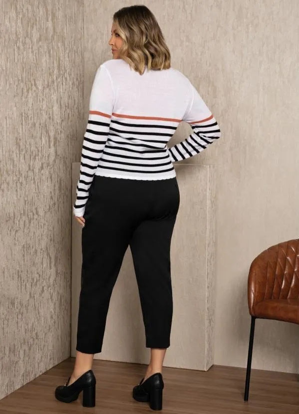 Quintess - Casaco Listrado de Tricot 8