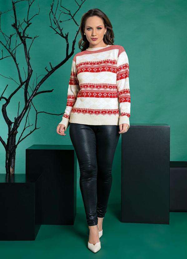 Rosalie - Casaco Listrado em Tricô com Mangas Longas 3