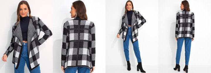 Casaco Preto em Tric