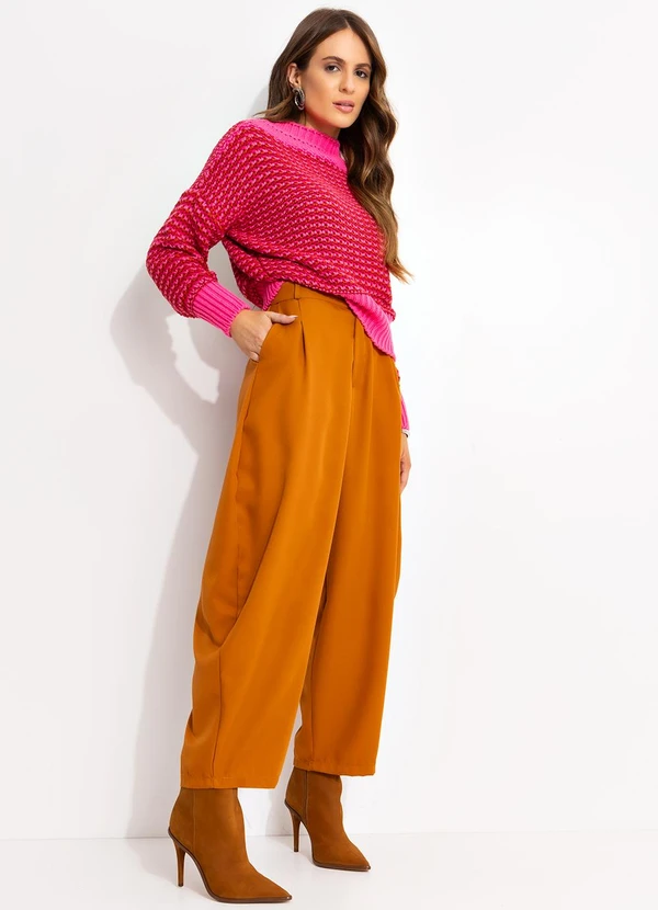 Quintess - Casaco Rosa em Tricô 3