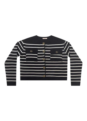 Angel - Casaco Tricot Preto - ANGEL