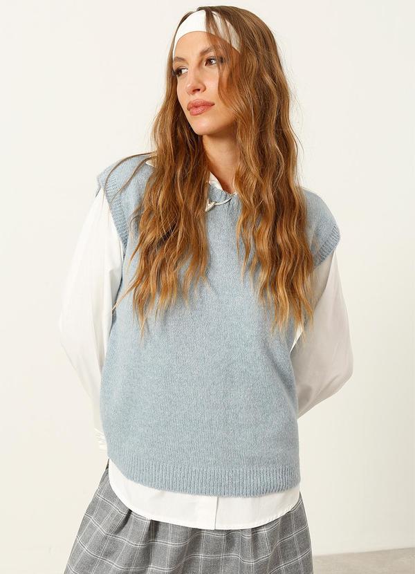 In Love - Colete de Trico Antonela Azul 4