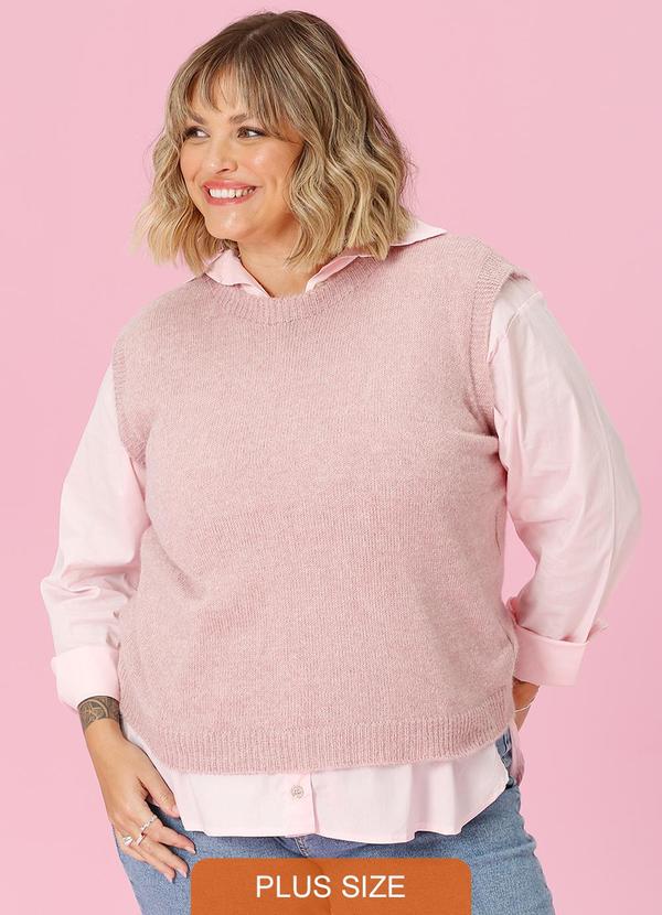 In Love - Colete de Trico Antonela Rosa