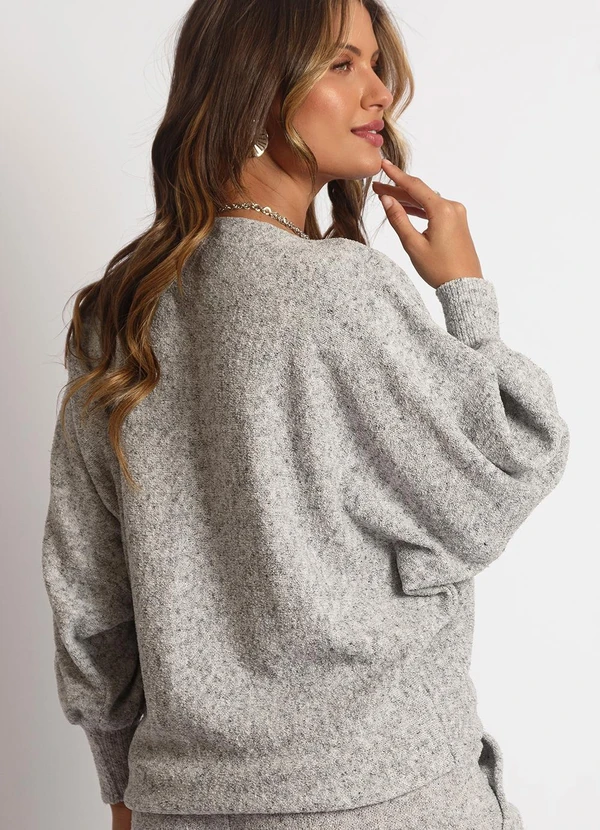 Doce Tom - Poncho Tricot Antônia Natural 2