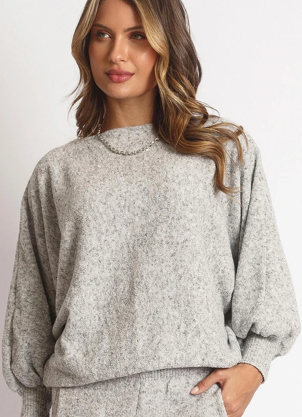 Doce Tom - Poncho Tricot Antônia Natural 3