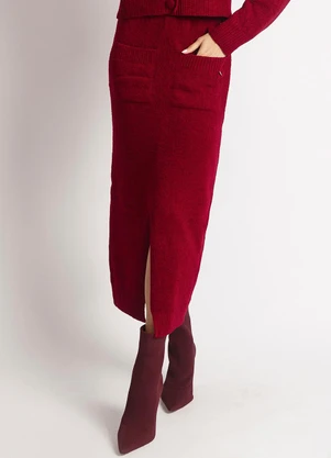 Doce Tom - Saia Tricot Lala Preto - DOCE TOM