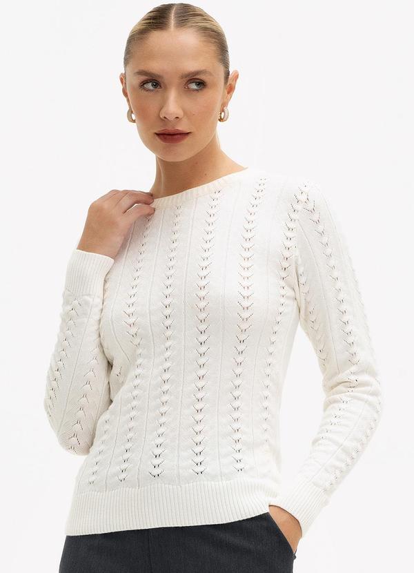 Principessa - Suéter de Tricot Agata Off White