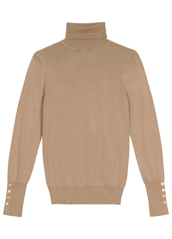 Malwee - Suéter em Tricô Feminino Bege