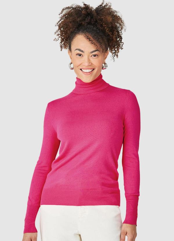 Malwee - Suéter em Tricô Feminino Rosa