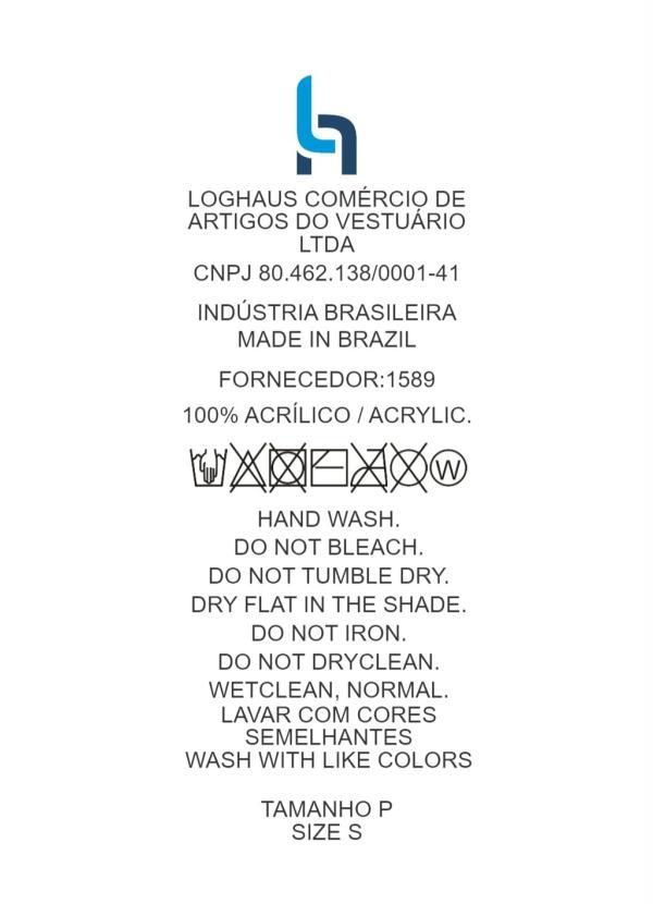 Quintess - Suéter em Tricô Laranja e Branco 5