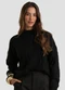 Dianna - Suéter Feminino em Tricot Bege - variação: Preto