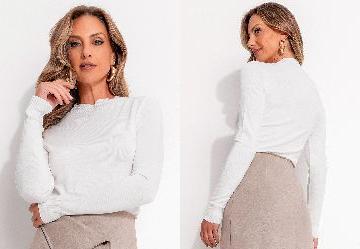 Suter Modal Off White em Tric