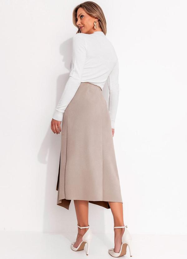 Quintess - Suéter Modal Off White em Tricô 4