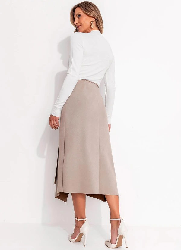 Quintess - Suéter Modal Off White em Tricô 4