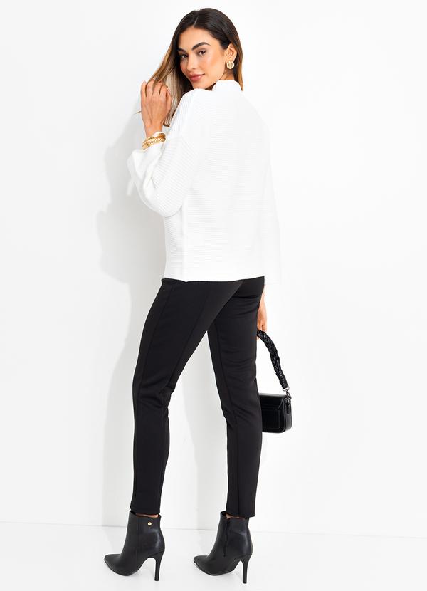 Quintess - Suéter Off White em Tricô 7